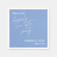 Simple Happily Ever After Party Periwinkle Blue
