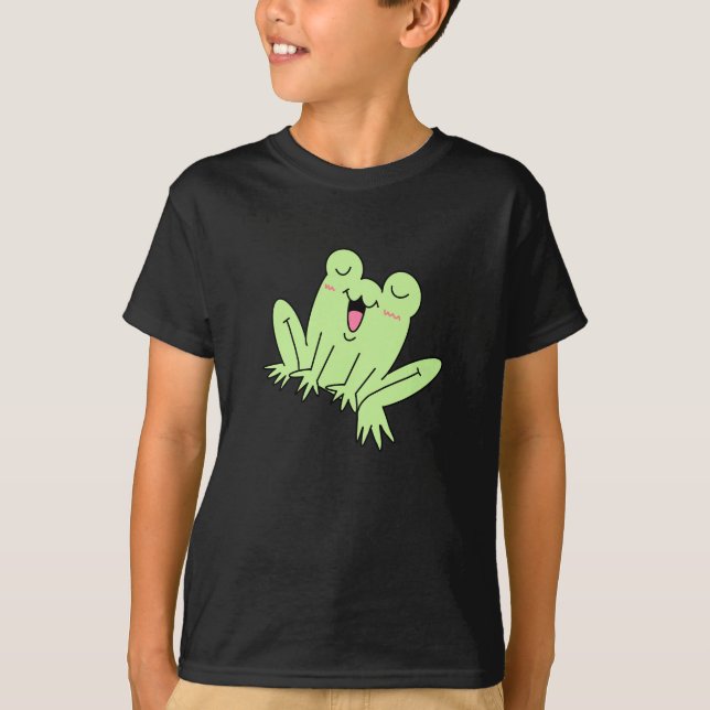 Simple Happy Frog Kid Shirt (Front)