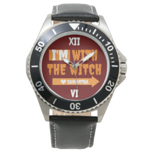 Simple Happy Halloween i'm with the witch costum Watch