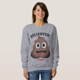 Simple Happy Halloween poop family and friends Sweatshirt