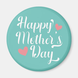 Simple Happy Mother's Day Calligraphy   Magnet