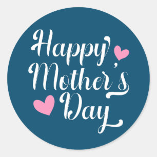 Simple Happy Mother's Day Calligraphy   Sticker