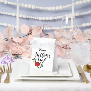 Simple Happy Mother's Day Floral Calligraphy    Favour Box