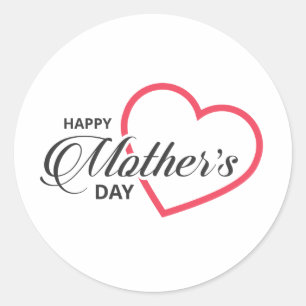 Simple Happy Mother's Day Sticker