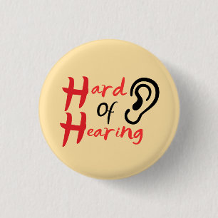 Simple Hard Of Hearing Badge