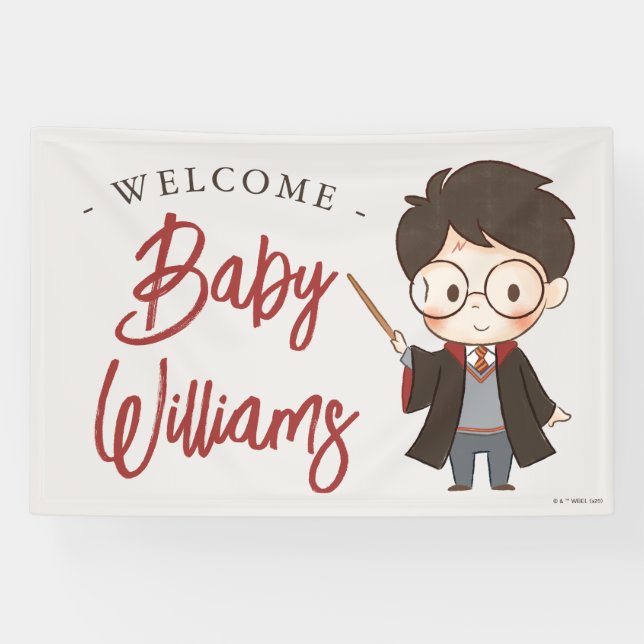 Simple Harry Potter Baby Shower Banner (Horizontal)