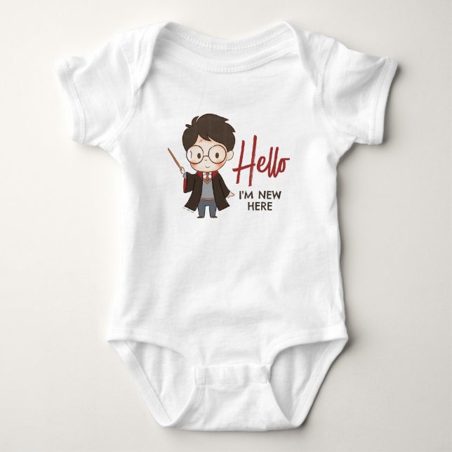 Simple Harry Potter Baby Shower Bodysuit (Front)