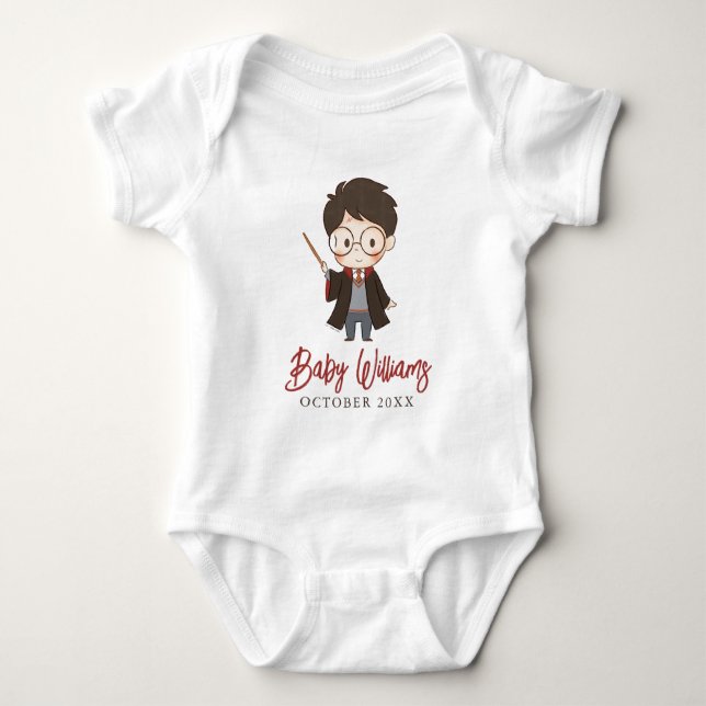 Simple Harry Potter Baby Shower Bodysuit (Front)