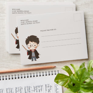 Simple Harry Potter Baby Shower Envelope