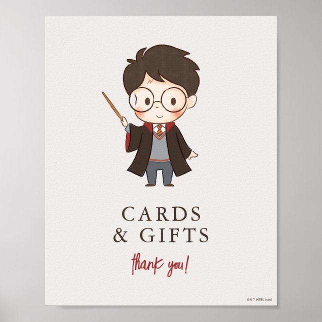 Simple Harry Potter Baby Shower Poster (Front)