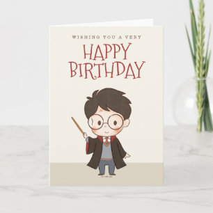 Simple Harry Potter Birthday Card