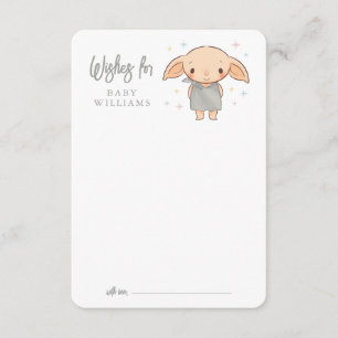 Simple Harry Potter - Dobby Baby Shower Enclosure Card