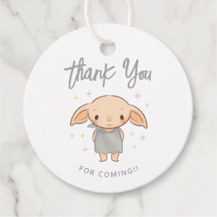 Simple Harry Potter - Dobby Baby Shower Favour Tags