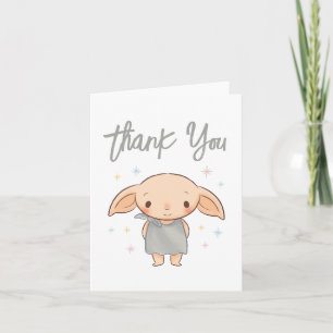 Simple Harry Potter - Dobby Baby Shower Thank You Card
