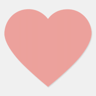 Simple Heart Blush Pink Modern Contemporary Heart Sticker