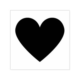 Simple Heart Classic Modern Minimal Chic Self-inking Stamp