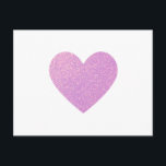 Simple Heart Colour Gradient Ombre Texture Texture Postcard<br><div class="desc">A simple modern design featuring a purple heart.</div>