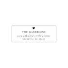 Simple Heart | Family Name & Return Address