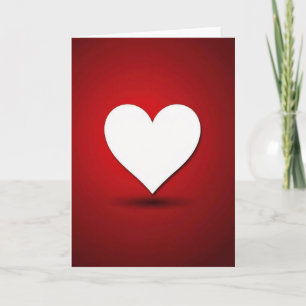 Simple Heart Love Card