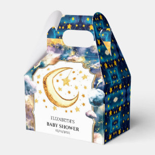 Simple Heavenly Star Celestial Baby Shower Favour Box