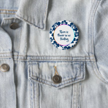 Simple Heritage Floral Celebration Button