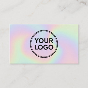 Simple holographic custom logo any service/product business card
