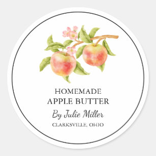 Simple Homemade Apple Butter Label