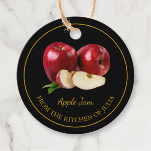 Simple Homemade Apple Jam Hang Tag