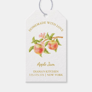 Simple Homemade Apple Jam Hang Tag l White