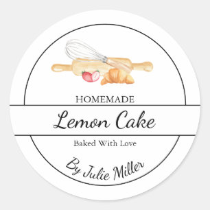 Simple Homemade Baking Label