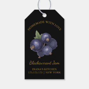 Simple Homemade Blackcurrant Jam Hang Tag
