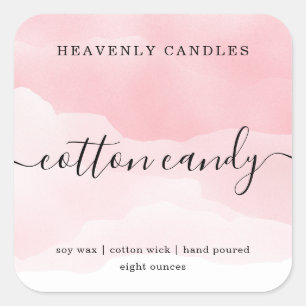 Simple Homemade Candle Sticker Labels