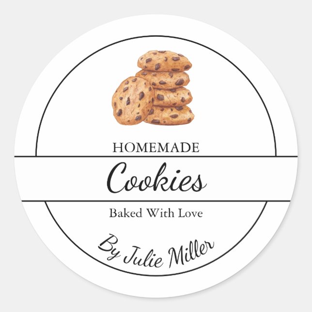 Simple Homemade Cookies Label (Front)
