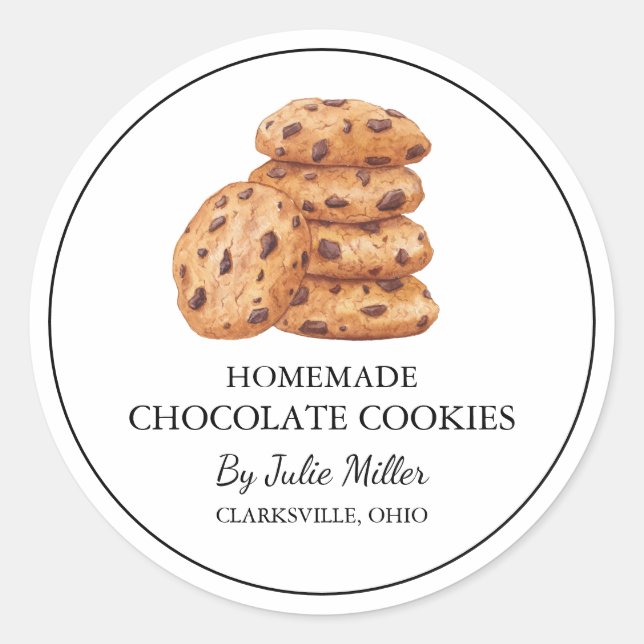 Simple Homemade Cookies Label (Front)