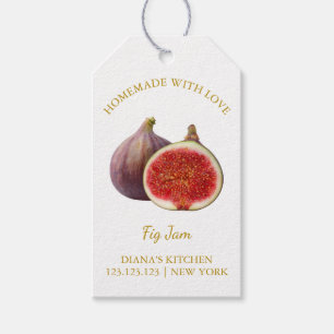 Simple Homemade Fig Jam Hang Tag l White