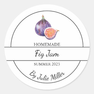 Simple Homemade Fig Jam Label