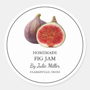 Simple Homemade Fig Jam Label