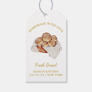 Simple Homemade Fresh Bread Hang Tag