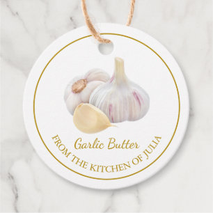 Simple Homemade Garlic Butter Hang Tag 