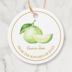 Simple Homemade Guava Jam Hang Tag l White