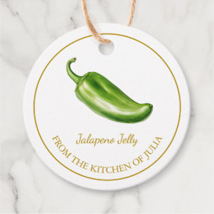 Simple Homemade Jalapeno Jelly Hang Tag