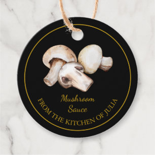 Simple Homemade Mushroom Sauce Hang Tag