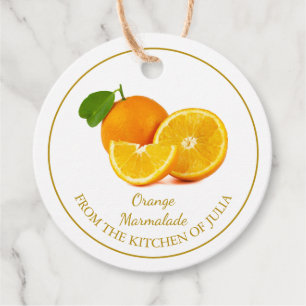 Simple Homemade Orange Marmalade Hang Tag
