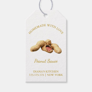 Simple Homemade Peanut Butter Hang Tag l White