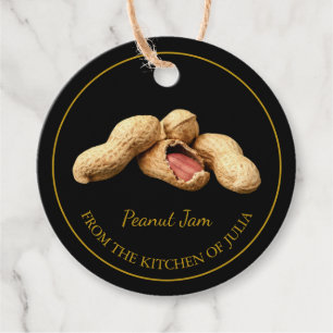 Simple Homemade Peanut Jam Hang Tag