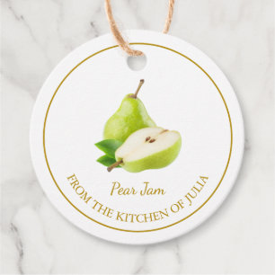 Simple Homemade Pear Jam Hang Tag