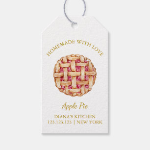 Simple Homemade Pie Hang Tag l White