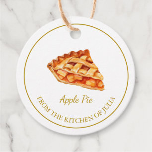 Simple Homemade Pie Hang Tag l White