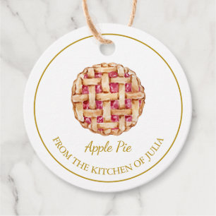 Simple Homemade Pie Hang Tag l White