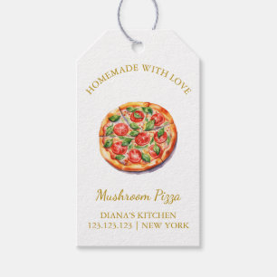 Simple Homemade Pizza Hang Tag l White